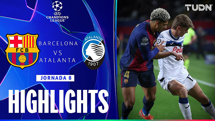 HIGHLIGHTS - Barcelona vs Atalanta | UEFA Champions League 24/25 | TUDN