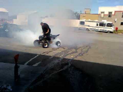 raptor 700 burnout daunais