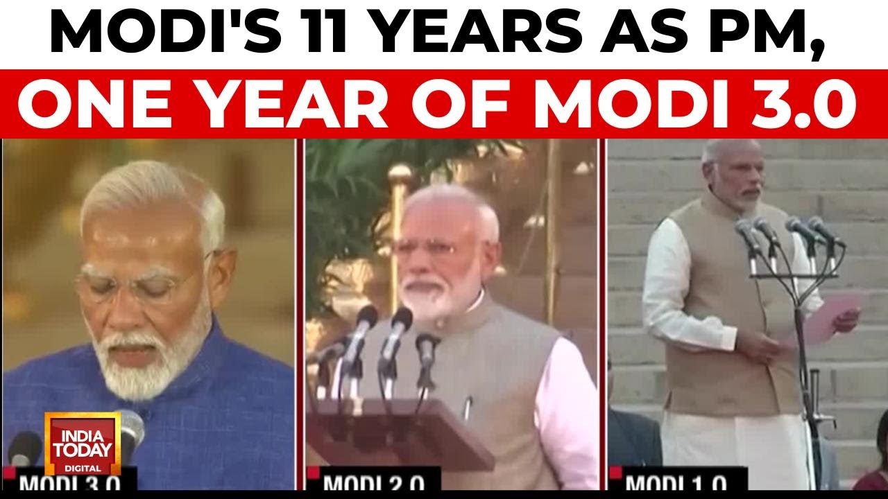 BJP Launches Nationwide Campaign To Mark Modi's 11 Years As PM, 1 Year Of 3rd Term | India Today