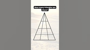 IQ TEST: How Many Triangles are there #riddles #puzzle #iqtest