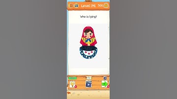 Braindom 2: Brain Teaser Game   Level - 141 Who is lying ?