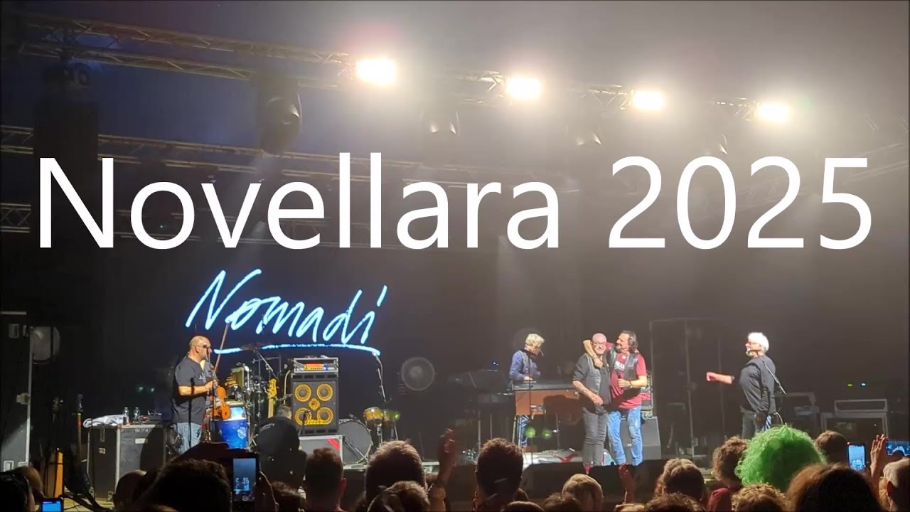 Nomadi Novellara 2025 Live completo" Danilo Sacco un ritorno da brividi