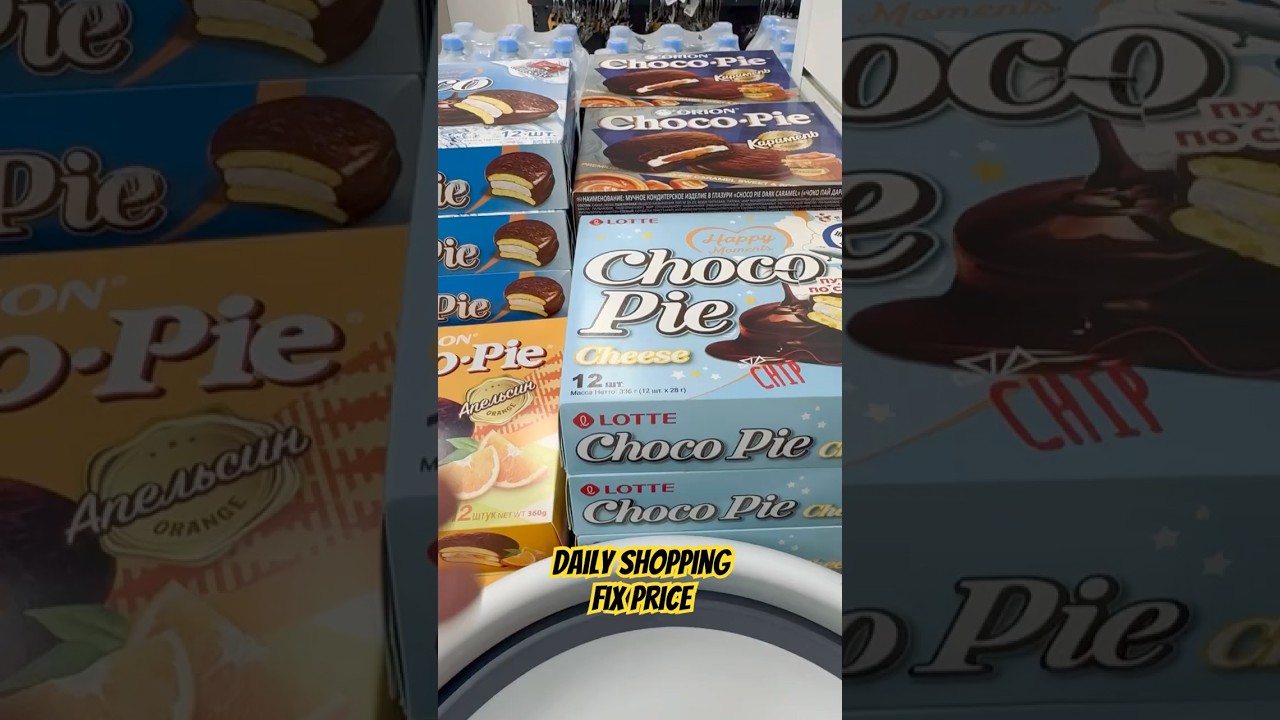 Shopping in the store Fix Price 