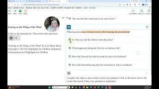 3rd Grade Smarter Balanced Assessment Computer Adaptive Test (CAT) Listening Practice Test 's 22-30