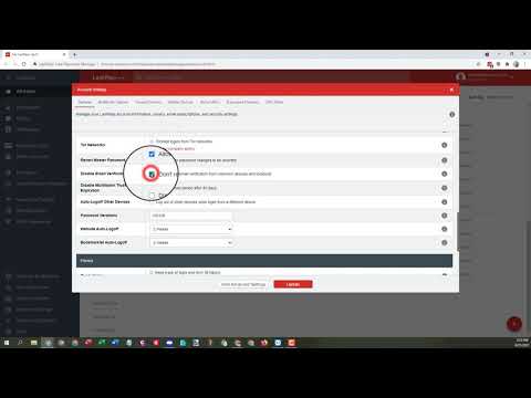 LastPass - How to Disable Email Verification for New Device or Location