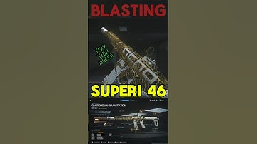 This SUPERI 46 Build is BLASTING in MW3 WARZONE! 😳 #shorts #viral