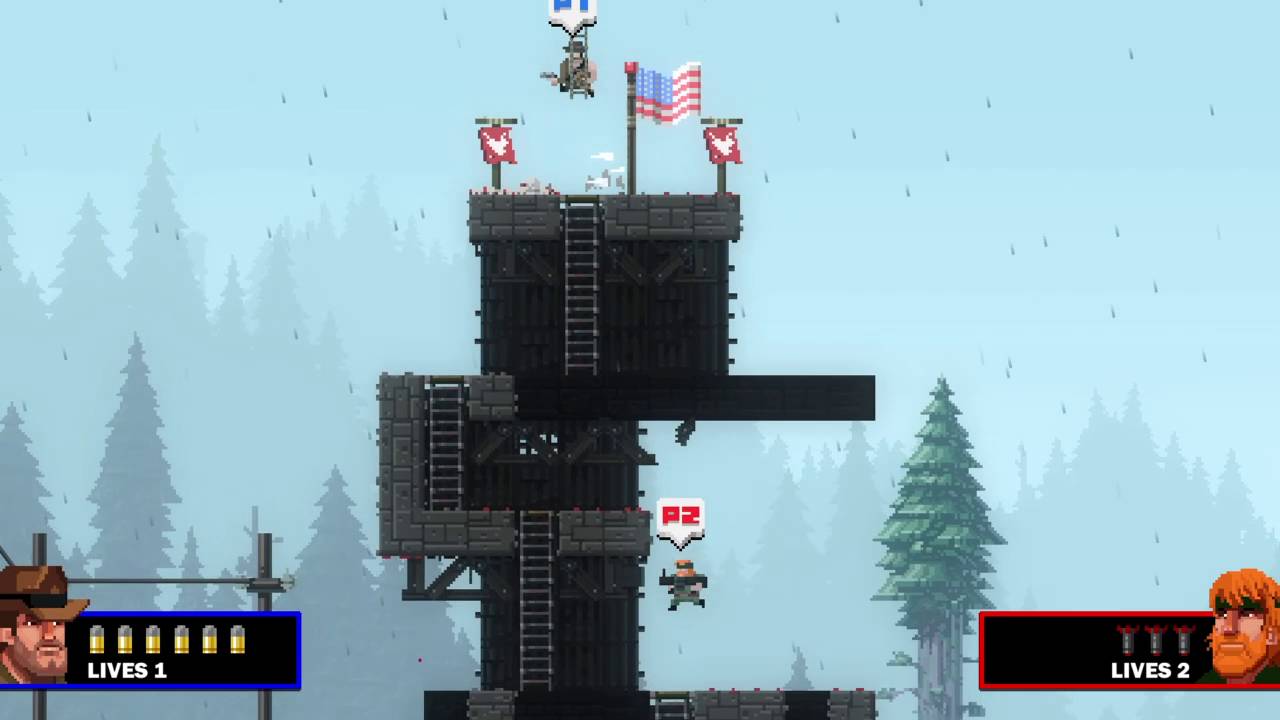 Broforce part 3 alien DLC With AlphaButter10 Chuck Norris died