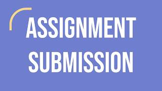 What Is Assignment Submission | Computer Vocabulary (Plain English)