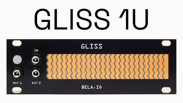 Gliss 1U: Horizontal Touch Control
