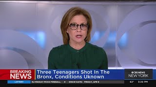 3 teens shot in the Bronx
