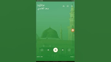 سورة المائدة المقرئ سعد الغامدي