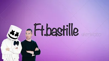 Happier (Official Lyric Video)+ Marshmello Ft. Bastille lyrics