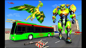 Dragon robot car transformers _ android gameplay