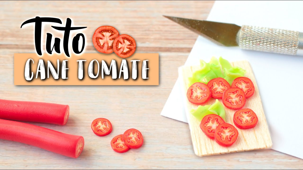 [Tuto FIMO] Cane tomate / Polymer clay tomato cane