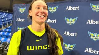 Dallas Wings practice July 28, 2026: Alanna Smith