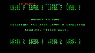 ADVENTURE QUEST LEVEL 9 COMPUTING TEXT 1984 ENTERPRISE 64 128 INTELLIGENT SOFTWARE SIXTY FOUR ONE Profile