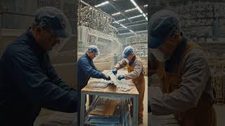 Recycled plastic becomes stylish, sturdy boats on water.