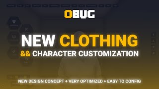 Qbcore - Zbug Clothing Very Optimised New Design Fivem