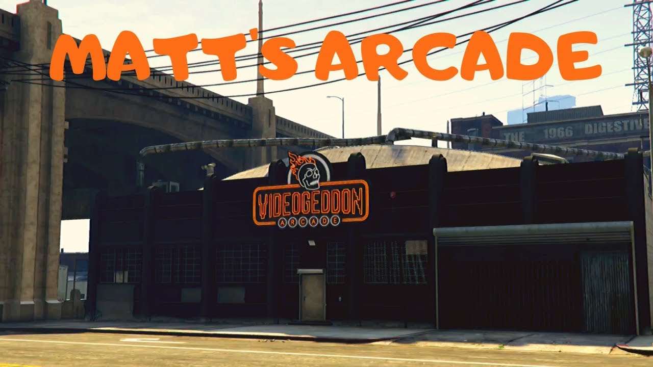 GTA Online Matt's Videogeddon Arcade YouTube