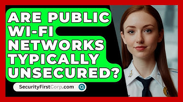 Are Public Wi-Fi Networks Typically Unsecured? - SecurityFirstCorp.com