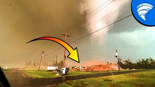 NEW STRONG Cole, OK Tornado Footage - Explained + Drone of Path