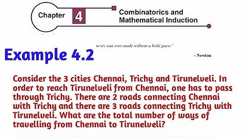 Class 11 Chapter 4 Combinatorics and Mathematical Induction Example 4.2