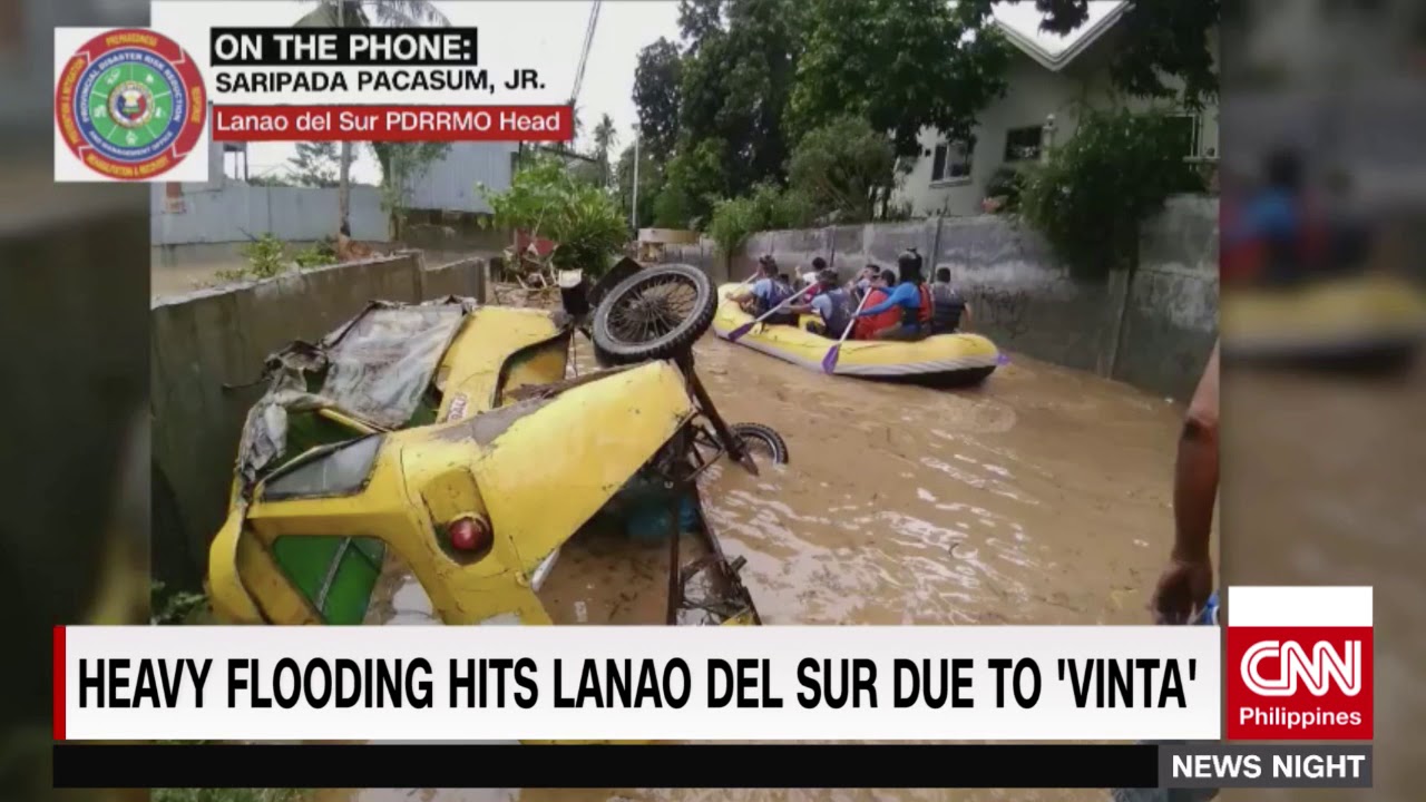 Heavy Flooding Hits Lanao Del Sur Due To Vinta CNN Philippines News 