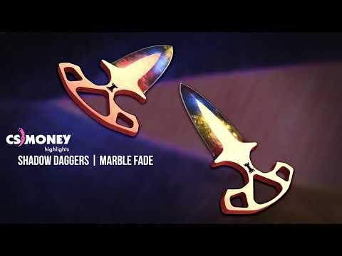 CS:GO | Shadow Daggers - Marble Fade - YouTube