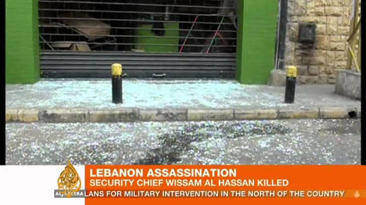 Blast in Lebanon kills top security official