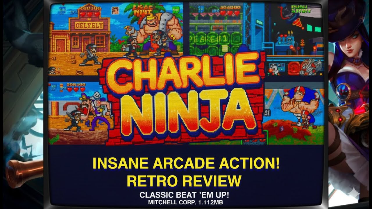 Charlie Ninja,  Mitchell Corp, 1994, 4k
