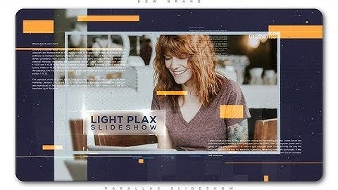 Light Parallax Universal Slideshow (After Effects template)