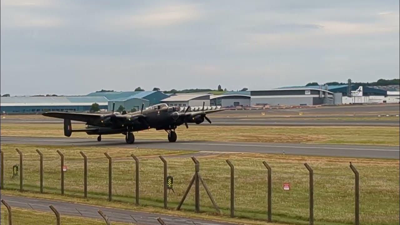 Avro Lancaster Taxi At Prestwick YouTube