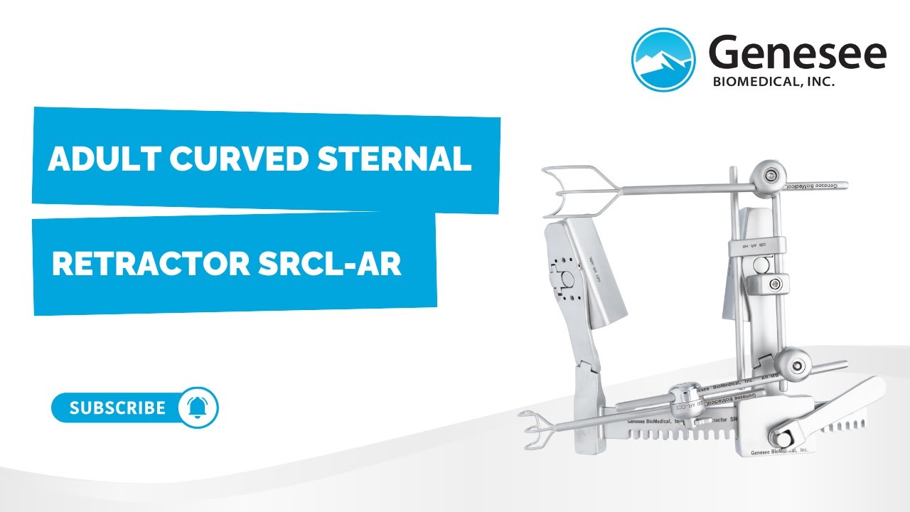Adult Curved Sternal Rack (SRCL-AR) | Genesee BioMedical Cardiac Retractor