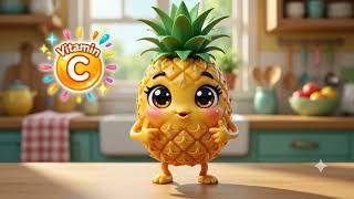 🍍 Talking Pineapple for Kids | Learn About Pineapple | Fun Fruit Animation 🍍 Talking Pineapple for Kids | Learn About Pineapple | Fun Fruit Animation