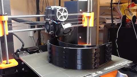 3D Printer Time Lapse of Printing Faces Shield for PPE and Hospital Workers on my Prusa MK3S