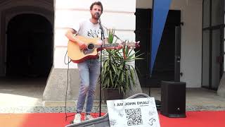 John Dhali Beim Pflasterspektakel Linz Sa. 22. Juli 2023
