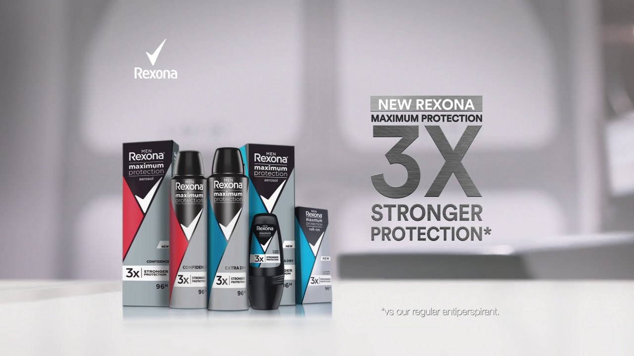 New Rexona maximum protection anti-perspirant