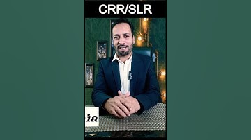 CRR & SLR IN BANKING #youtube #ytshorts #youtubeshorts #viral #fintechia