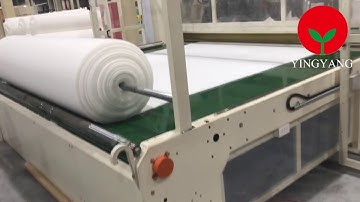 High speed Thermal bonded wadding line made by YINGYANG