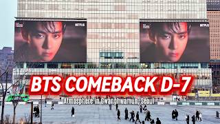 Bts Comeback D-7 Gwanghwamun Seoul Atmosphere Seoul Walk Arirang