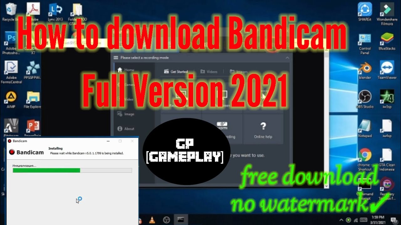 download bandicam full version no watermark