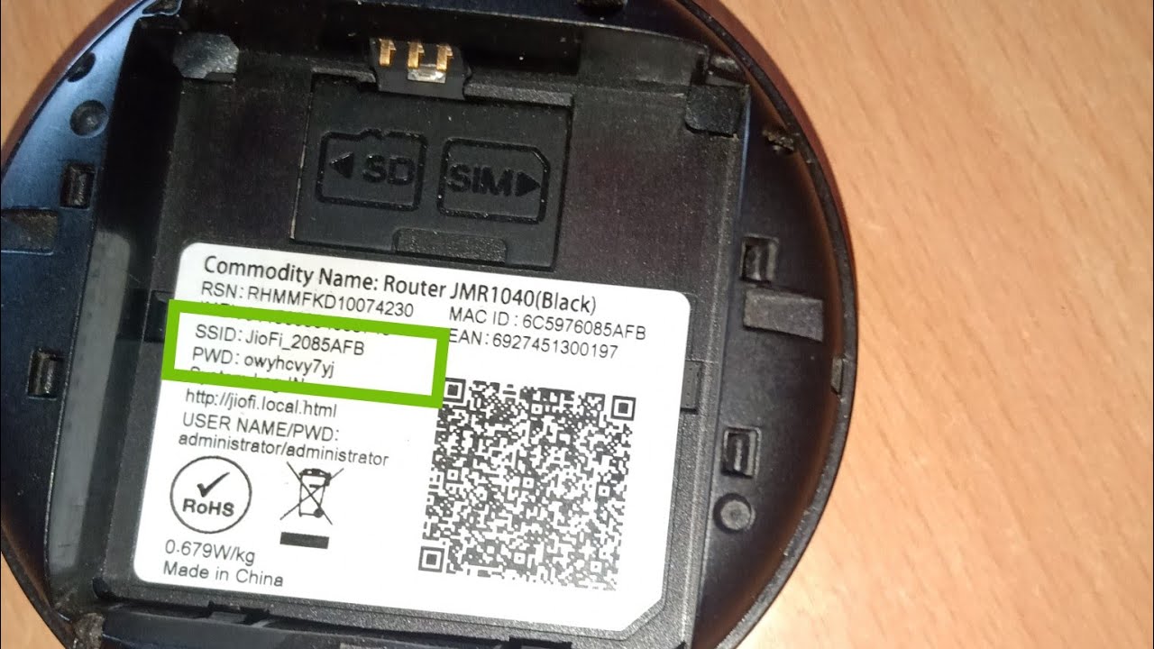 How to set your own SSID and Password in JioFi