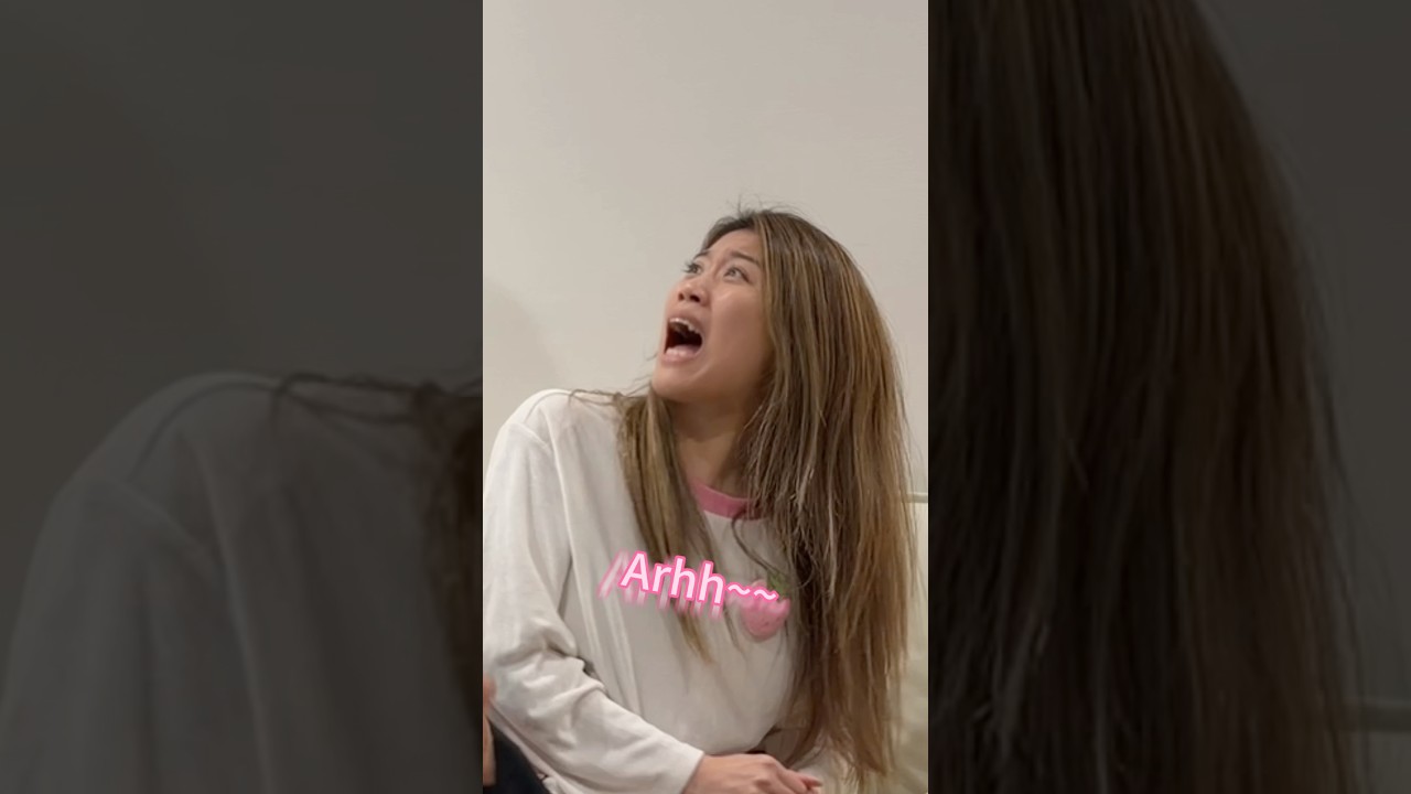 Why is she so dramatic?!😓 #shorts #couple #prank ￼