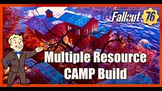 Fallout 76 Multiple Resource CAMP Build (Junk, Water & Adhesive)