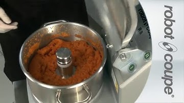 Robot-Coupe Cutter Mixer R 8 - Carrot puree
