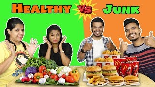 Healthy Food Vs Junk Food Challenge Part -2 | Hungry Birds