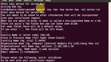 Cài SSL bảo vệ WEB Server