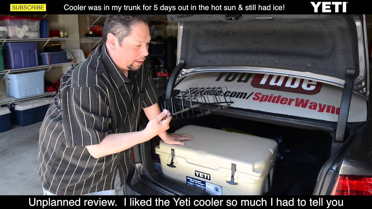 Yeti Cooler 45 5 Day Trunk Test YouTube