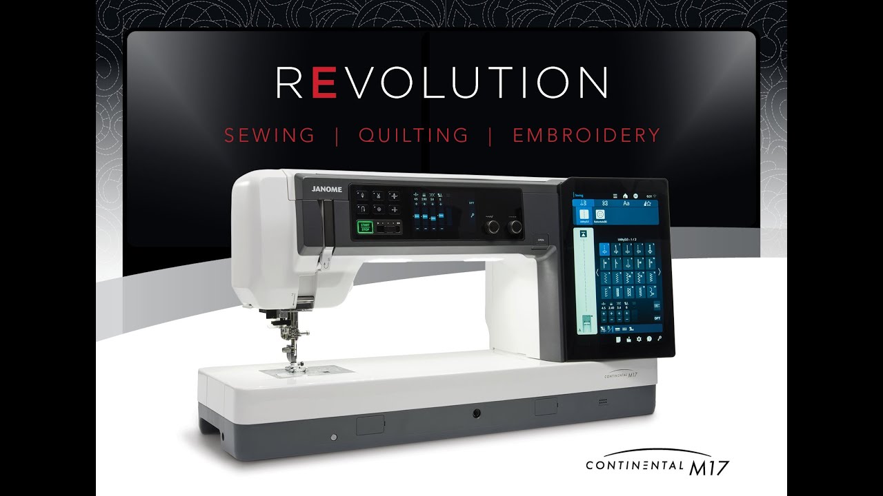 Unboxing the fabulous NEW Janome Continental M17 YouTube