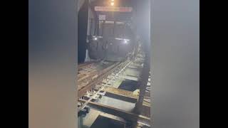 First Engine Passing After Repair Work Of Damaged Bridge By Railway On Udaipur Ahmedabad Route